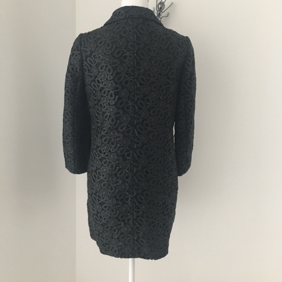 KATE SPADE FRANNY 3/4 SLEEVE ALLOVER LACE COAT SIZE 0 - Picture 5 of 11